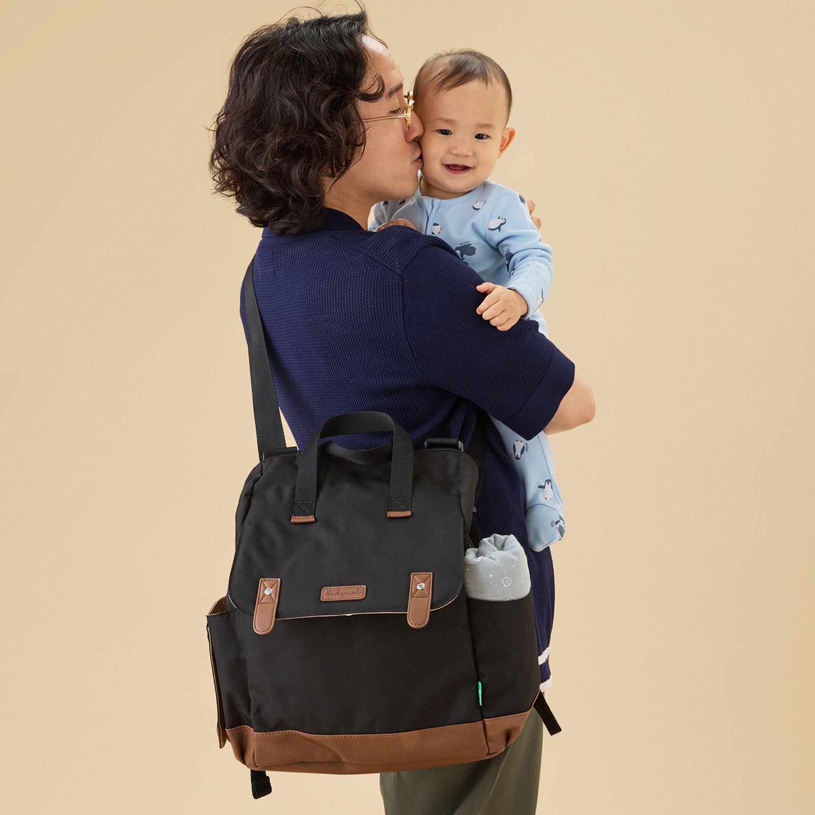 babymel robyn backpack black leather Eco Convertible Color:Holographic Perch BasicGear Seine Net, 4-6ft fathers_day_gift